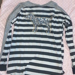 PINK SEQUIN DOG SHIRT